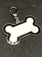 Metal dog tag blank - BLACK
