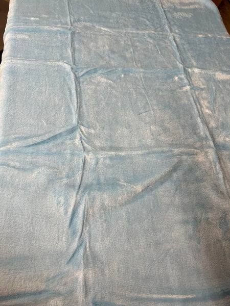 Mink Baby Blanket 32x40 - Blue