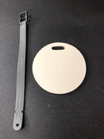 Round MDF Luggage Tag - Double Sided