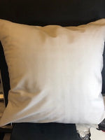 White  Charpie Pillow Cover - 16x16