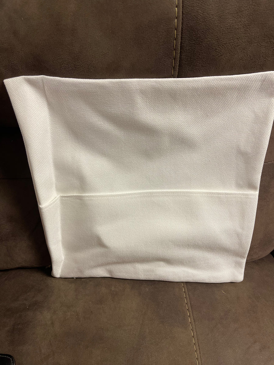 White Linen Pocket Pillow Covers CC Sublimation Blanks