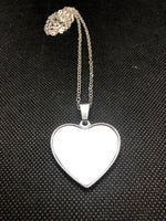 Heart Necklace - Double sided