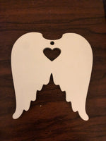 Angel Wing MDF Double-sided Ornament