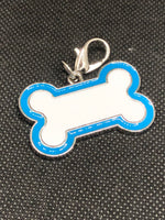 Metal dog tag blank - BLUE