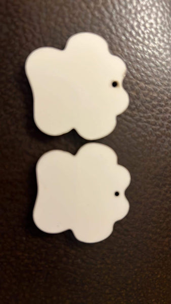 MDF Paw Print Earrings  Set of 3  - picture coming soon