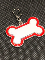 Metal dog tag blank - RED
