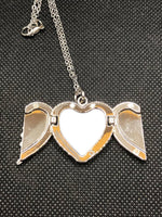 Angel Wing Locket Necklace