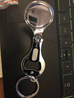 Nail Clipper with Bottle Opener Keychain