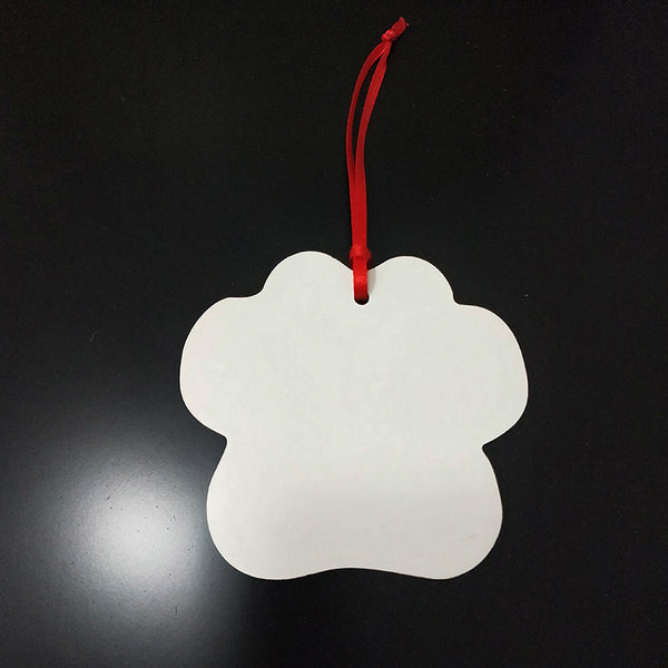 26pcs Sublimation Ornament Blanks Round 2.75 inch MDF Double Side with Red String Sublimation Blanks Ornaments Christmas Products Bulk Christmas